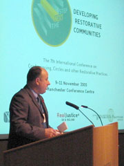 Les Davey at Manchester 2007 World Conference