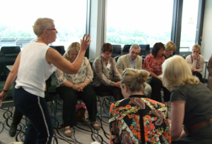 Belinda Hopkins, of Transforming Conflict, presents a workshop