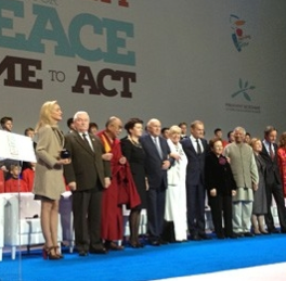 Delegates at the Nobel Laureates summit. (Jennifer Llewellyn photo)