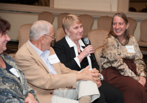 IIRP Associate Professor Dr. Frida Rundell shares during the Homecoming Circle.