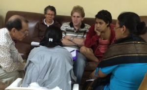 Participants from ESPERE in Cuba discuss a circle scenario during a recent training.